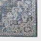 Central Oriental Orient Dorcie 6"7" x 9"2" Blue and Dark Grey Area Rug, , large