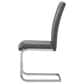 Global Furniture USA Table and 4 Chairs in Brown, White, Clear and Chrome, , large