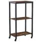 Ashley Bevinfield Bar Cart in Antiqued Brown and Black, , large