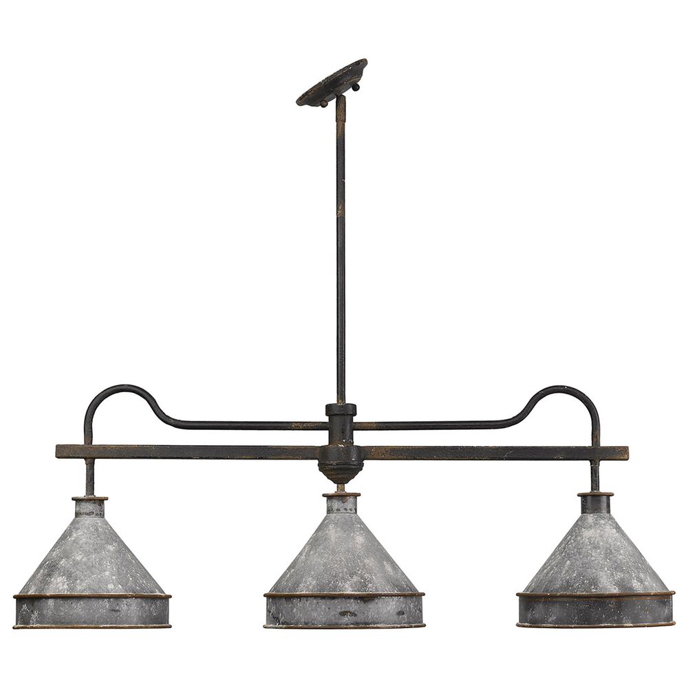 Golden Lighting Jasper Linear Pendant in Antique Black, , large