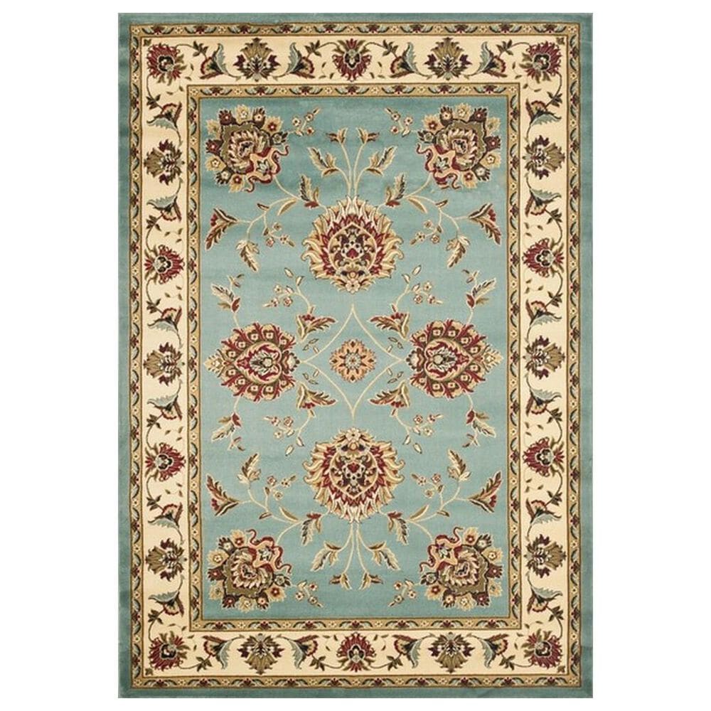 Safavieh Lyndhurst LNH555 5"3" x 7"6" Blue and Ivory Area Rug, , large