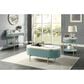 37B Koblenz Sofa Table in White, Light Teal and Gold, , large