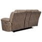 Ashley Stoneland Power Double Reclining Loveseat with Console in Fossil, , large