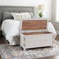 Linon Home Decor Brosnan Rope Cedar Chest in Whitewash, , large