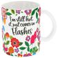 Pavilion Flashes 18 Oz Glass Mug in White, , large
