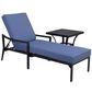 World Source Chaise and Side Table in Splendor Denim, , large