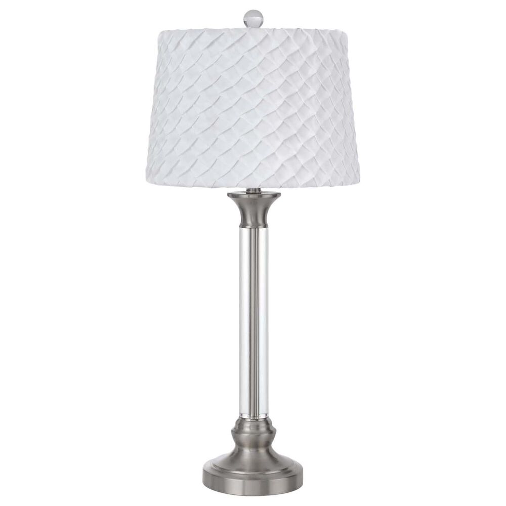 Cal Lighting Ruston Table Lamp in Brushed Steel, , large