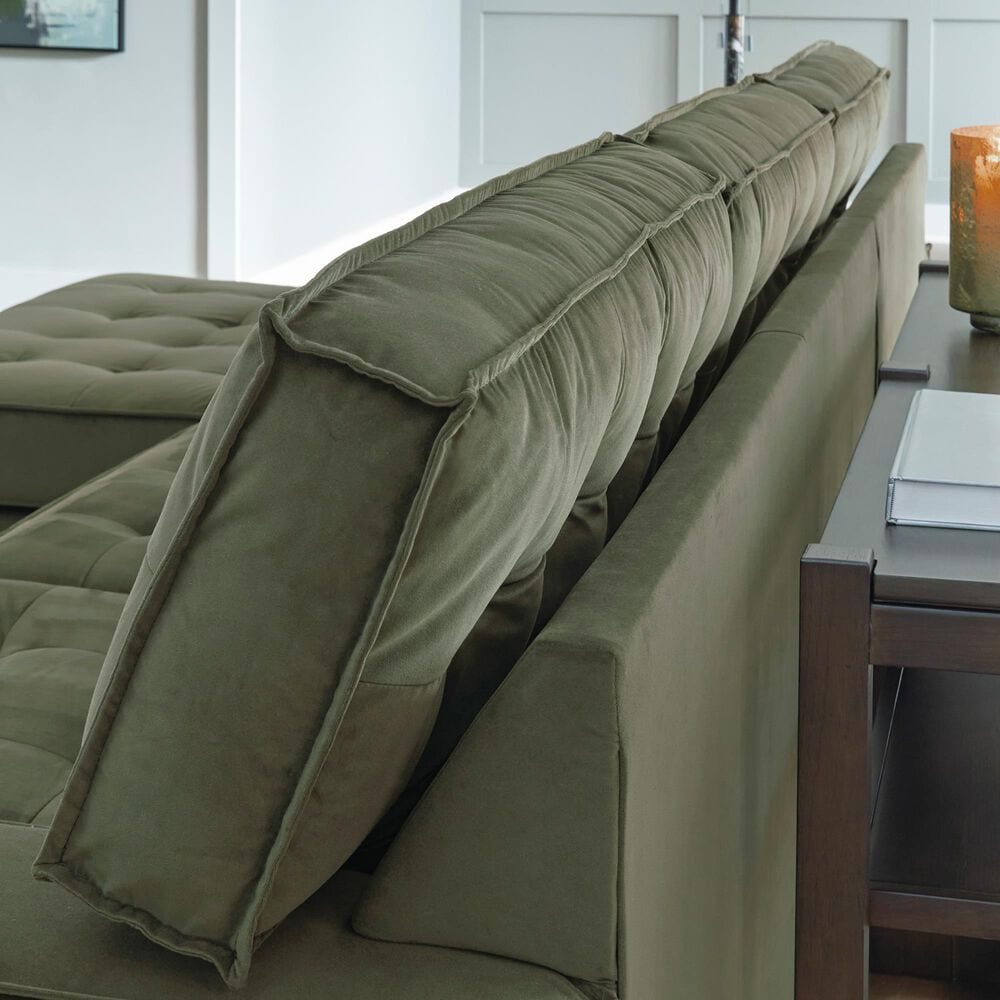 Ashley Caspian-Town 2-Piece Left Facing Sectional with Chaise in Olive, , large