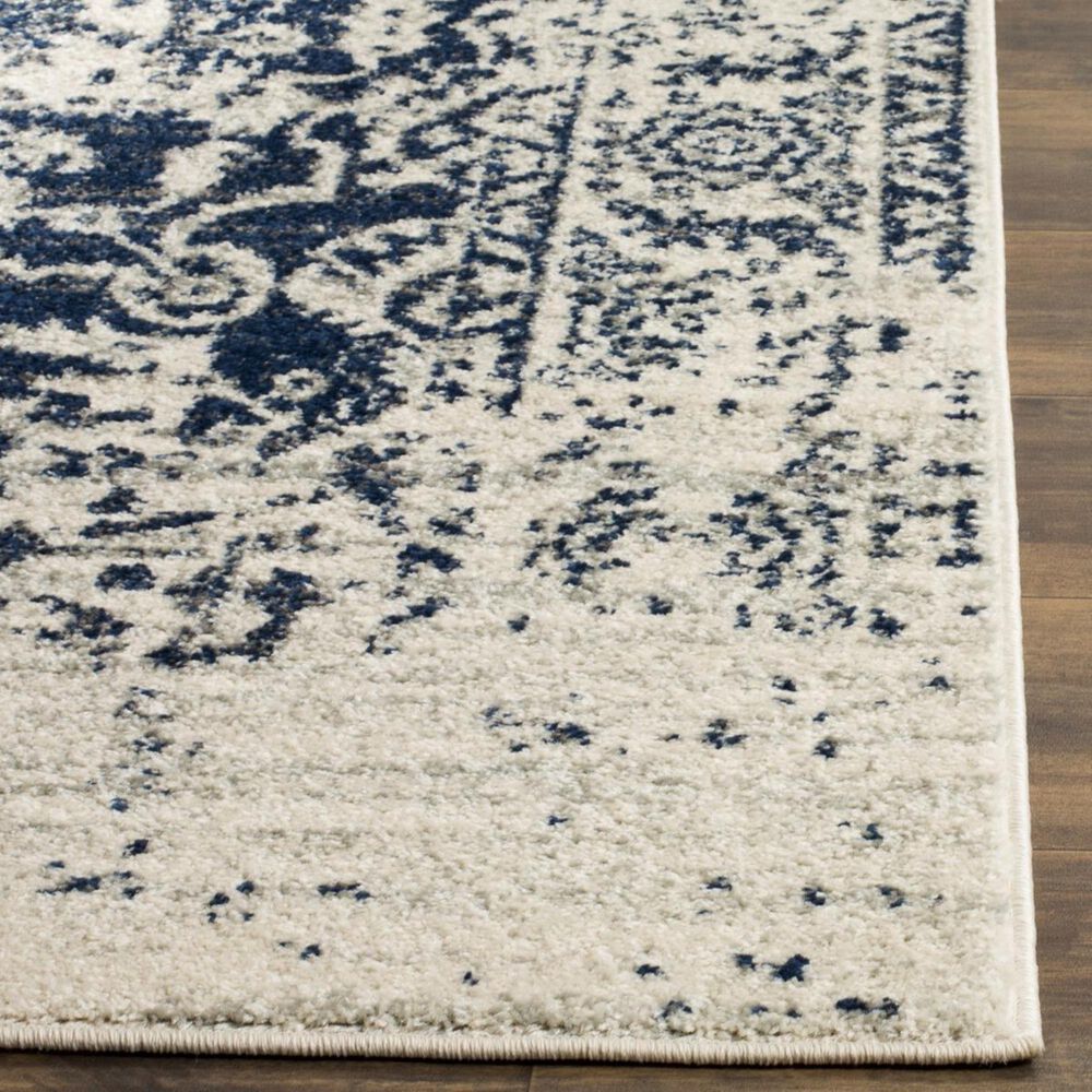 Safavieh Madison MAD603D 2&#39;3&quot; x 6&#39; Cream and Navy Runner, , large
