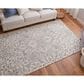 Feizy Belfort Ivory and Charcoal 12" x 15" Area Rug, , large