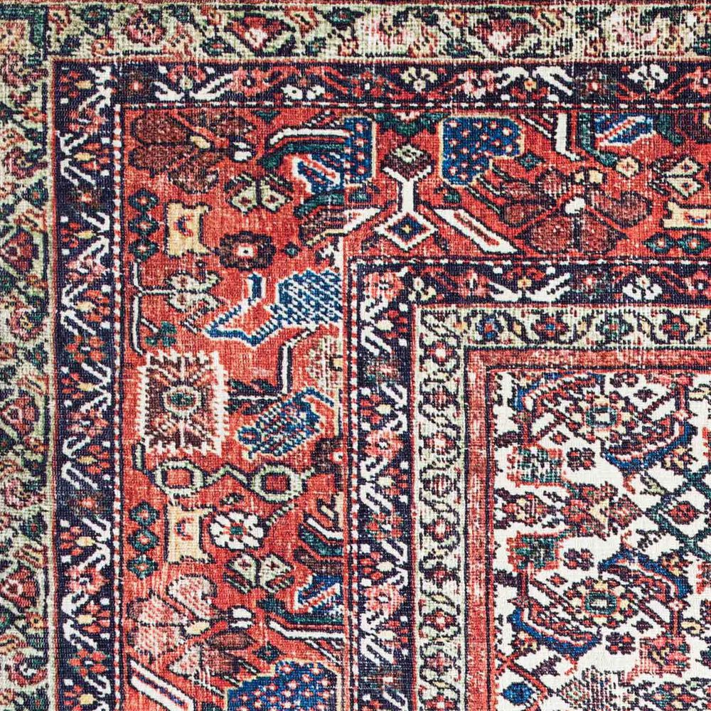 Loloi II Layla 2&#39; x 5&#39; Ivory and Brick Runner, , large