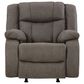 Ashley First Base Manual Recliner in Gunmetal, , large