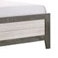 Crown Mark Rhett Queen Platform Bed in Gray and White, , large