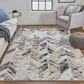 Feizy Micah 10" x 13"2" Gray and Silver Area Rug, , large