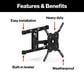 Furrion Aurora 55" Class Partial Sun 4K LED UHD - Outdoor Smart TV with Full Motion Mount in Black, , large