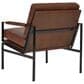 Ashley Puckman Leather Accent Chair in Brown, , large