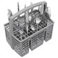 Bosch 100 Series 24" Built-In Recessed Handle Dishwasher with 8 Wash Cycles in Stainless Steel, , large