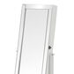 Pacific Landing Storage Jewelry Cheval Mirror in Dove Grey, , large