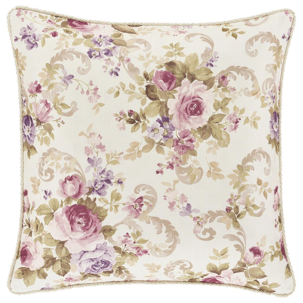J. Queen New York Chambord 26" Square Euro Pillow Sham in Lavender, , large