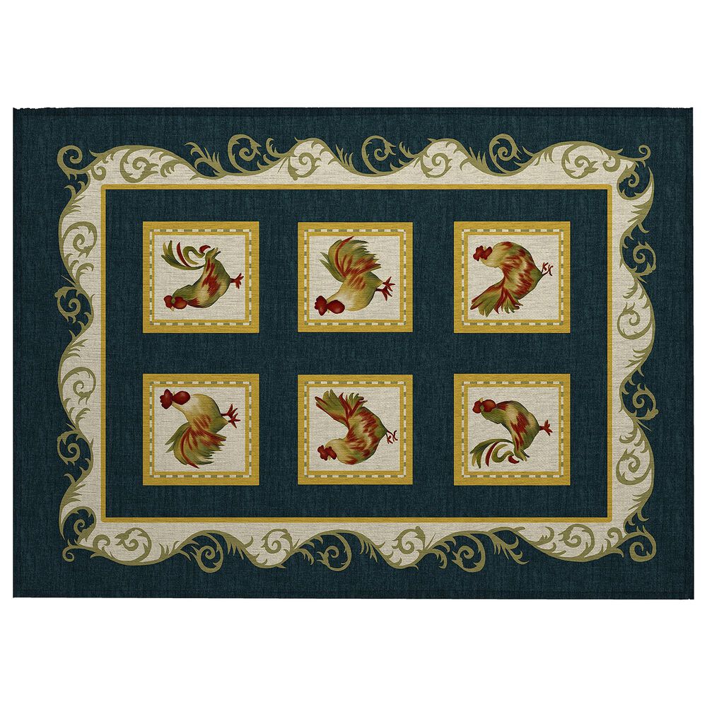 Dalyn Rug Company Kendall KE4 2"6" x 3"10" Black Area Rug, , large