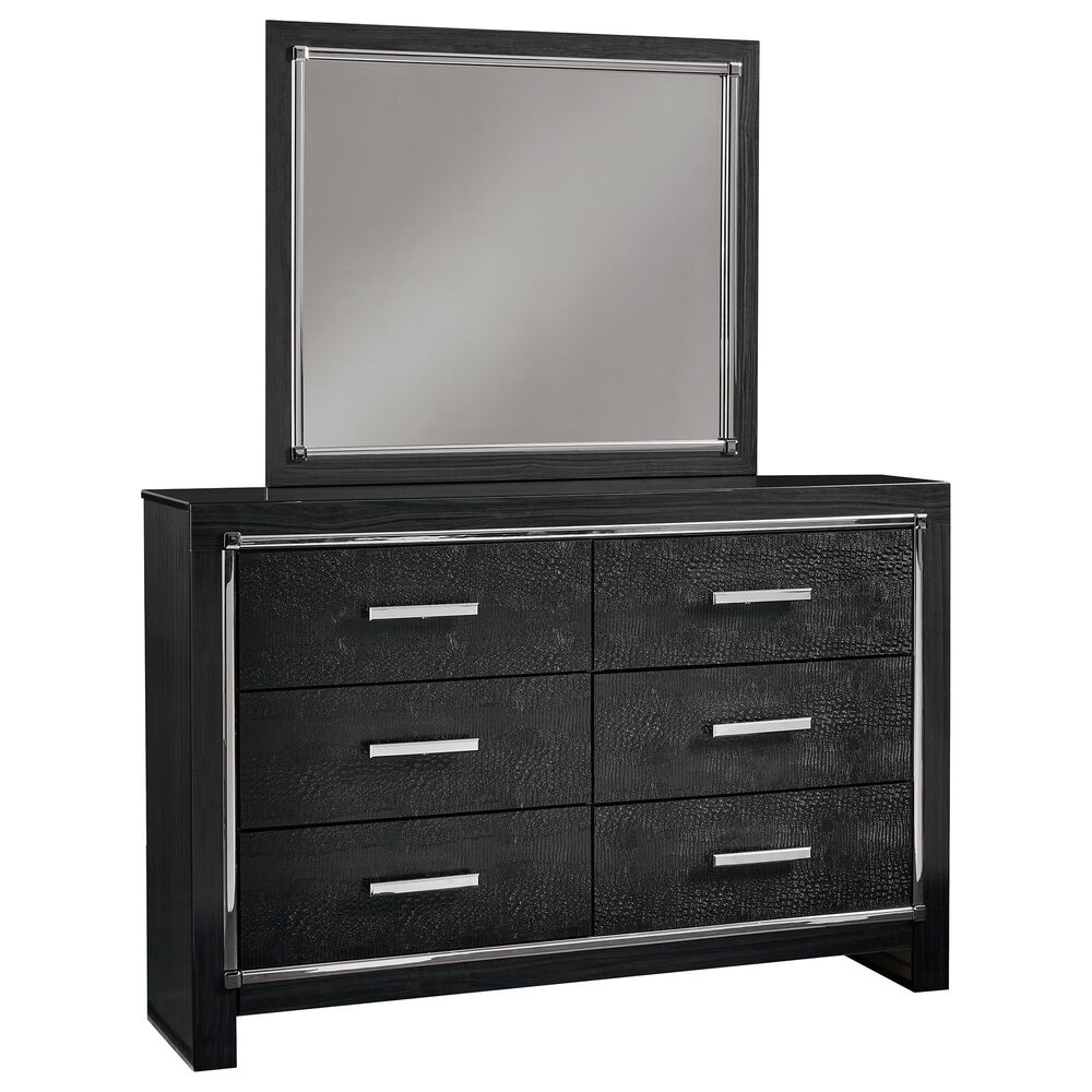 Signature Design by Ashley Kaydell 4 Piece Queen Bedroom Set in Dark Gray, , large