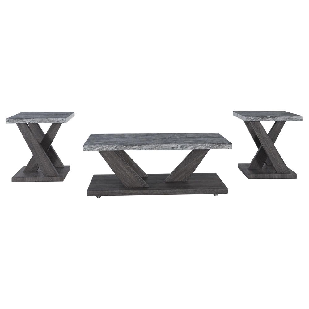 Ashley Bensonale 3-Piece Table Set in Brown and Gray, , large
