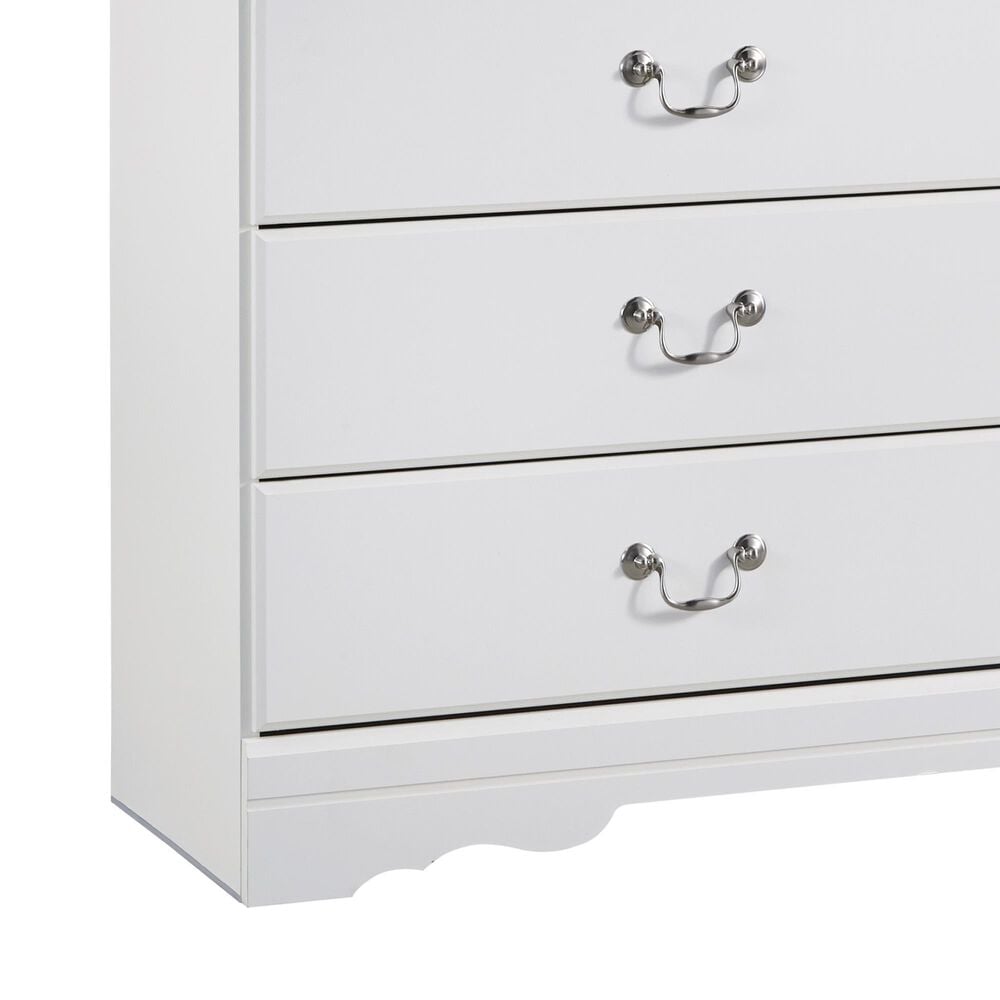 Ashley Anarasia 6 Drawer Dresser in White, , large