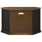 Forma & Co Rustic Corner 30" Corner TV Stand in Antique Black and Honey, , large