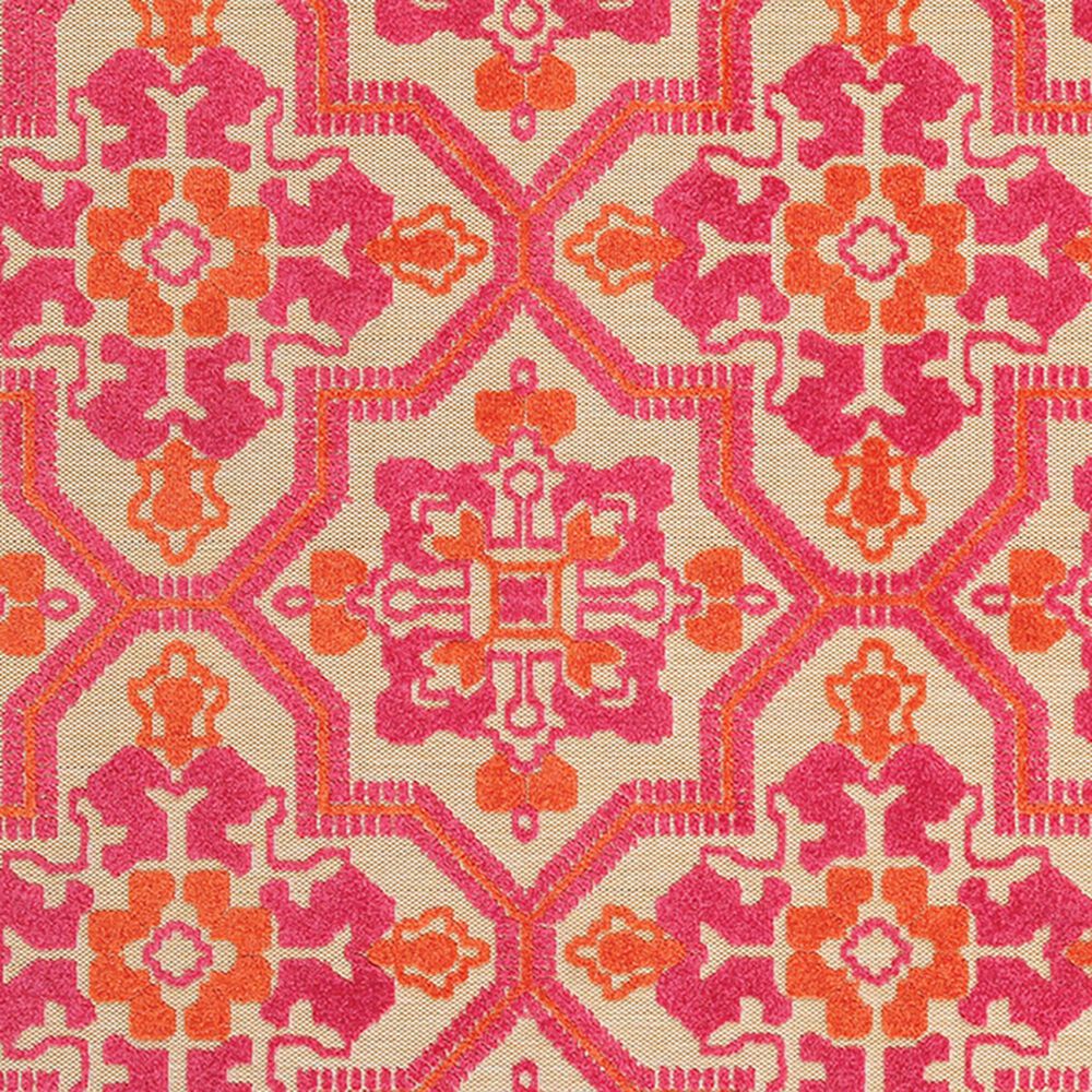 Oriental Weavers Cayman 2541V 9&#39;10&quot; x 12&#39;10&quot; Sand and Pink Area Rug, , large