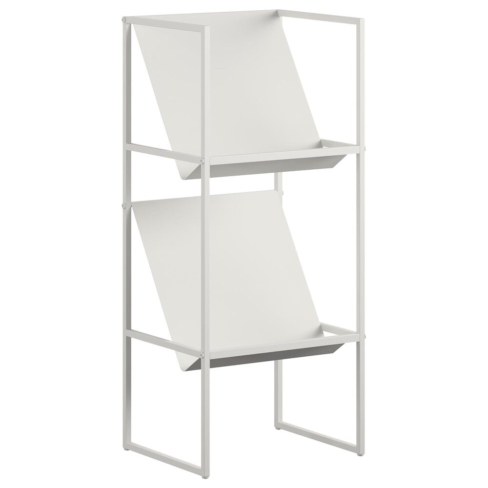 Novogratz Helix Vinyl Record Storage in White, , large
