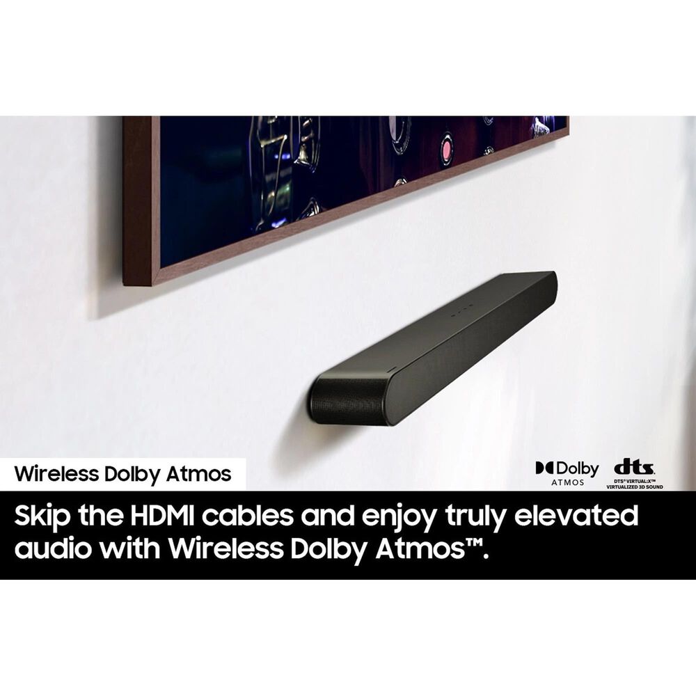 Samsung 55" Class S85H Series OLED 4K UHD - Smart Tizen TV with S-Series 5.0 Channel Soundbar in Graphite Black and Black, , large