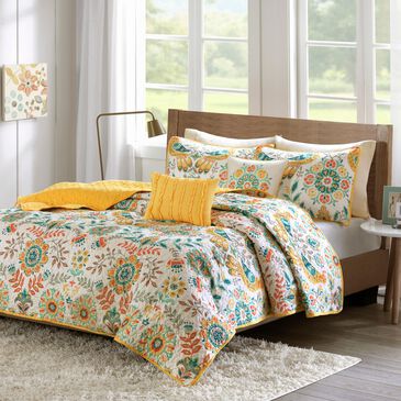 Hampton Park Nina 4-Piece Twin/Twin XL Coverlet Set, , large