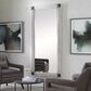 Uttermost Manor Mirror in White Wash, Gray and Dark Bronze, , large