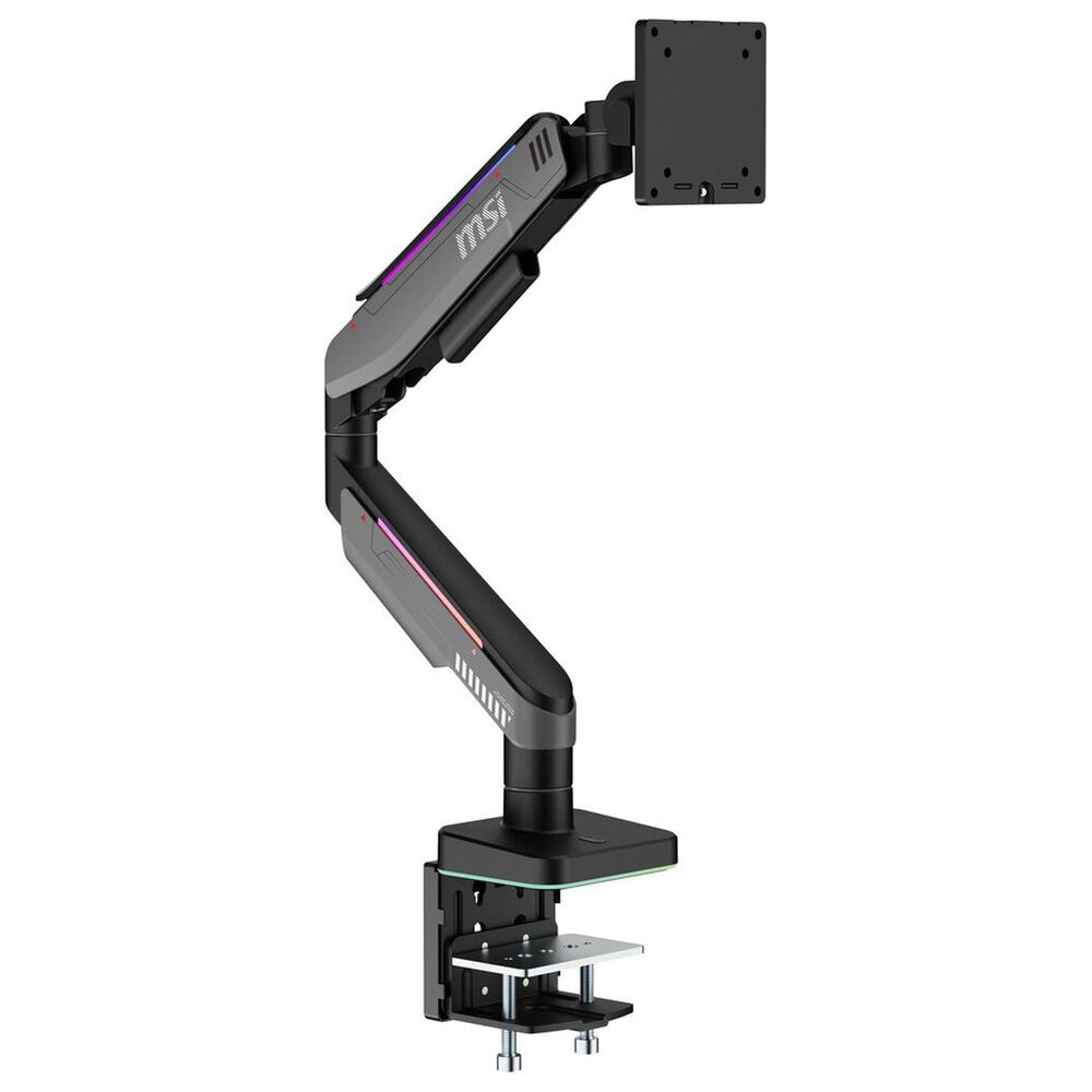 MSI Single Monitor Arm in Matte Black and Painted Gray, , large