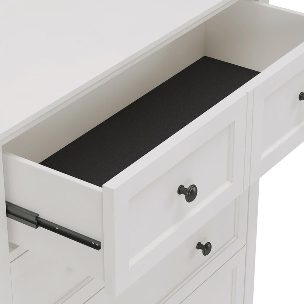 Urban Home Grace 5-Piece Queen Bedroom Set in Snowfall White, , large