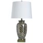Flair Industries 31.5" Reactive Glaze Table Lamp in Speckled Brown, , large