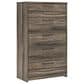 Ashley Elbrim 5-Piece Queen Bedroom Set in Brown with LED and USB Ports, , large
