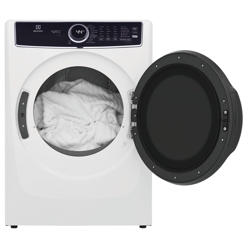 Electrolux 4.5 Cu. Ft. Front Load Washer and 8.0 Cu. Ft. Gas Dryer Laundry Pair in White, , large
