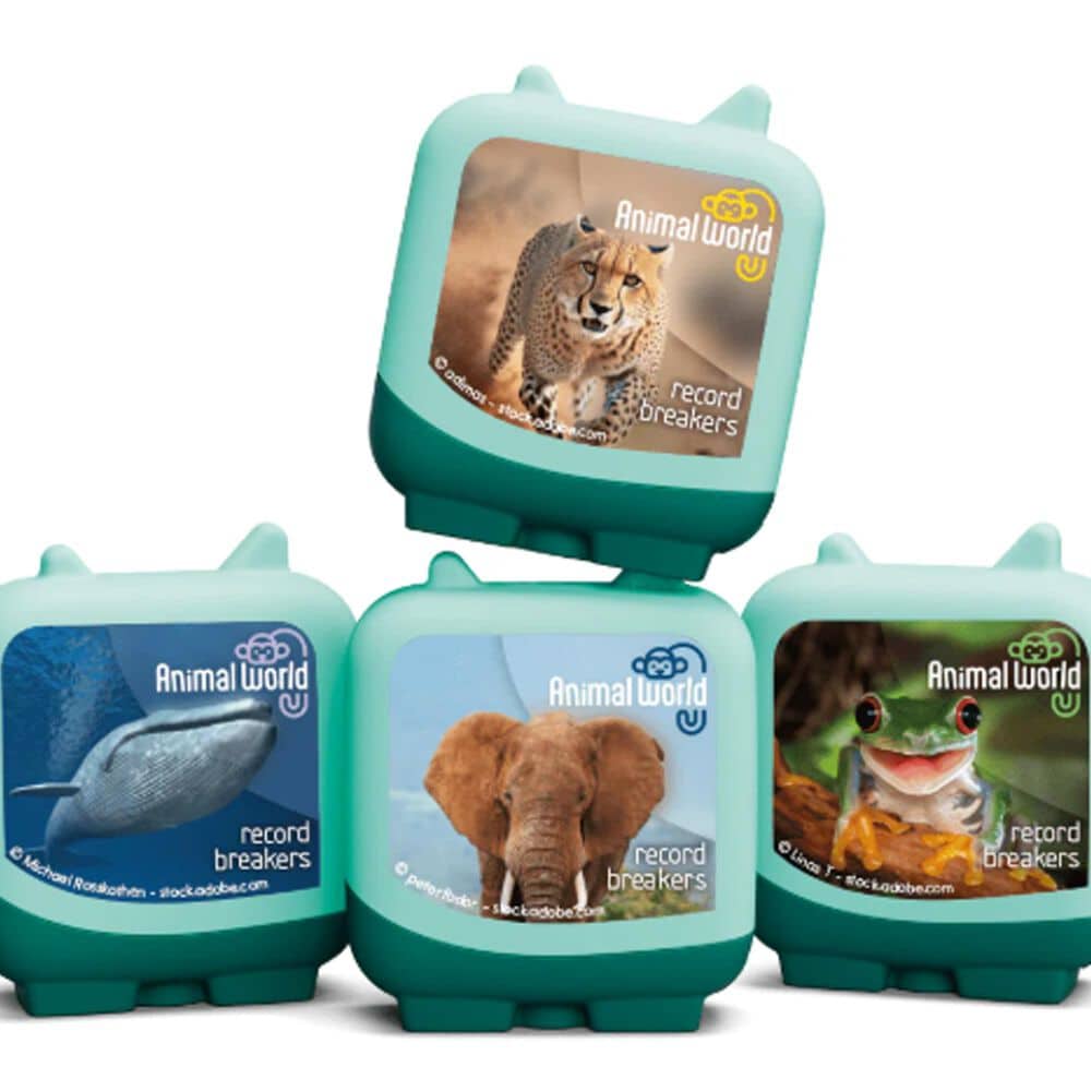 Tonies Animal World - Record Breakers Clever Learning Toy 4-Pack in Multicolor, , large