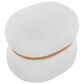 Lumisource Cinch Pouf Ottoman in Cream, , large