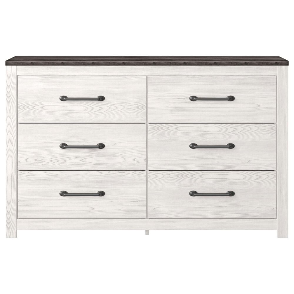 Ashley Gerridan 6 Drawers Dresser in White and Gray, , large