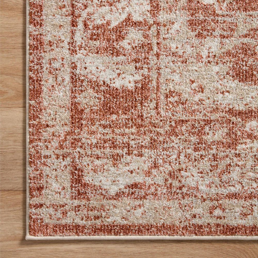 Loloi II Odette 11&#39;2&quot; x 15&#39;7&quot; Rust and Ivory Area Rug, , large