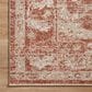 Loloi II Odette 11"2" x 15"7" Rust and Ivory Area Rug, , large