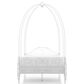 Furniture of America Carriage Twin Canopy Bed in White, , large