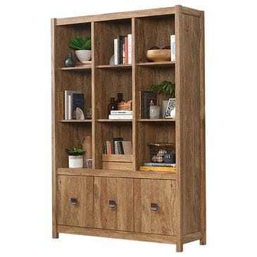 Sauder Cannery Bridge 48" Storage Wall in Sindoori Mango, , large