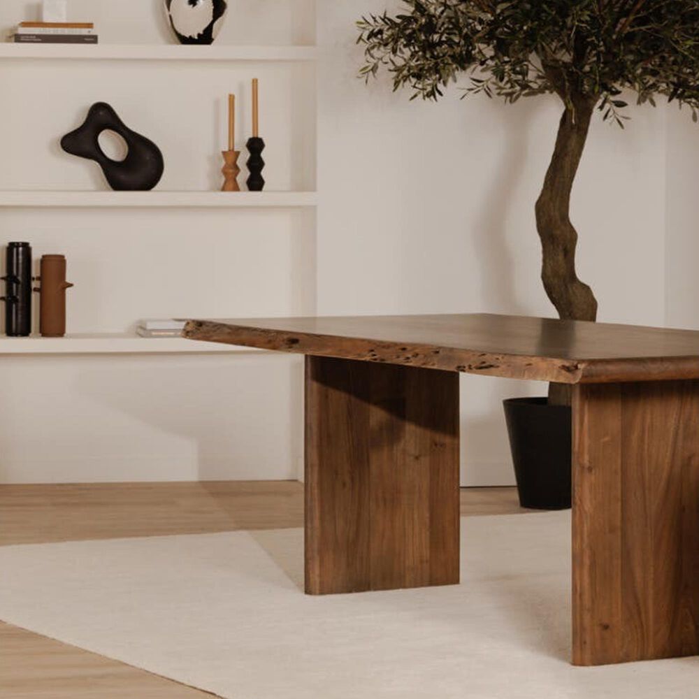 Moe's Home Collection Lila Small Dining Table Brown, , large