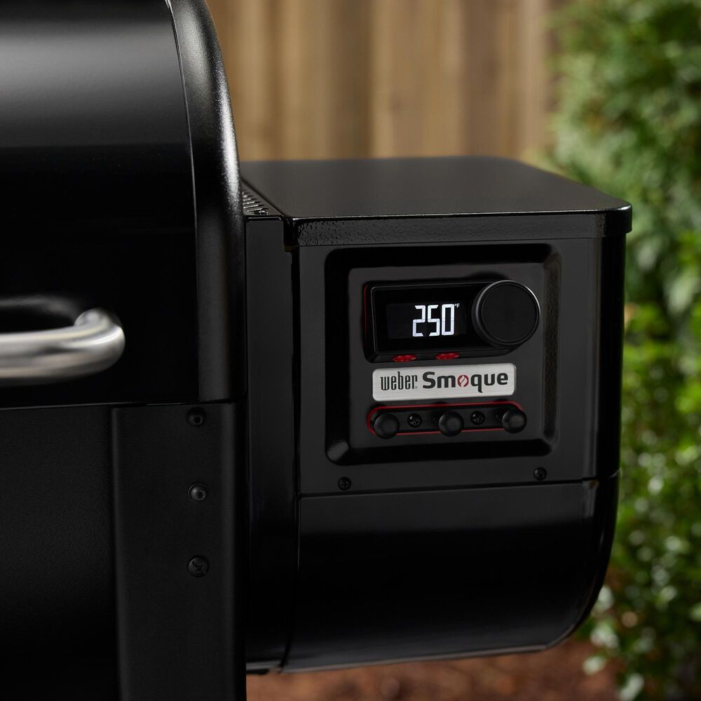 Weber Smoque XL Wood Pellet Grill in Black, , large