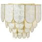 Creative Coop Gatsby 4-Tier Flush Mount in Gold, , large