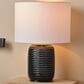 Jamie Young Garron Ceramic Table Lamp in Navy, , large