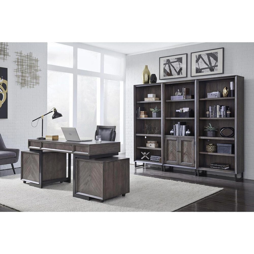 Riva Ridge Harper Point 60" Writing Desk in Fossil, , large